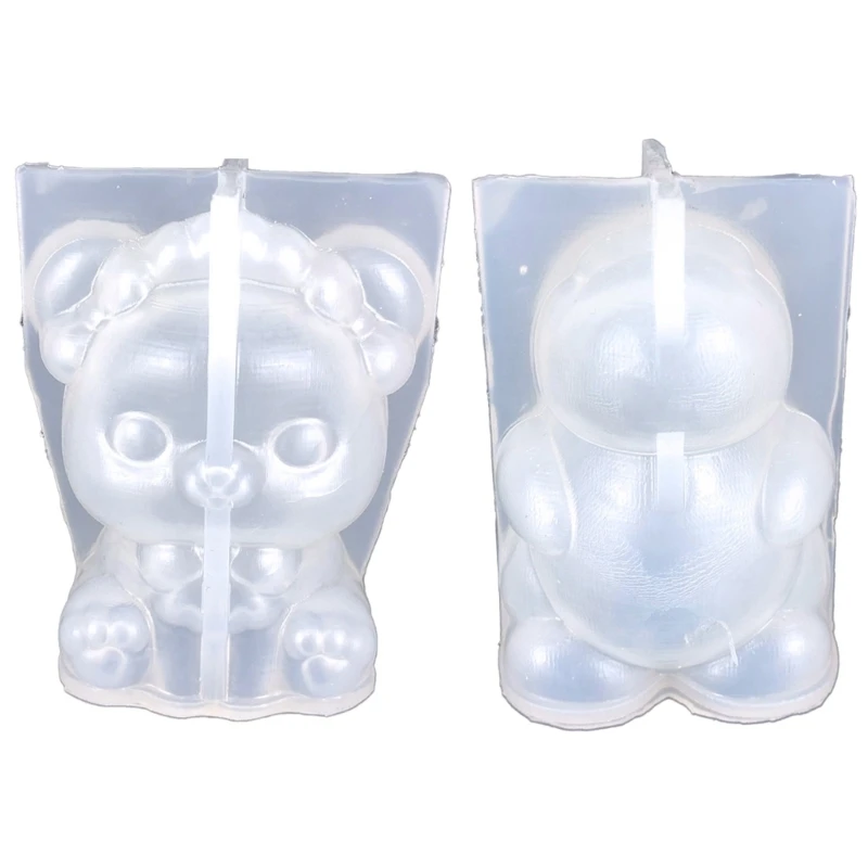 

N58F Dinosaur Bear Silicone Mold Resin Making Tool DIY Moulds Ornaments Hand-made Home Decorations Supplies