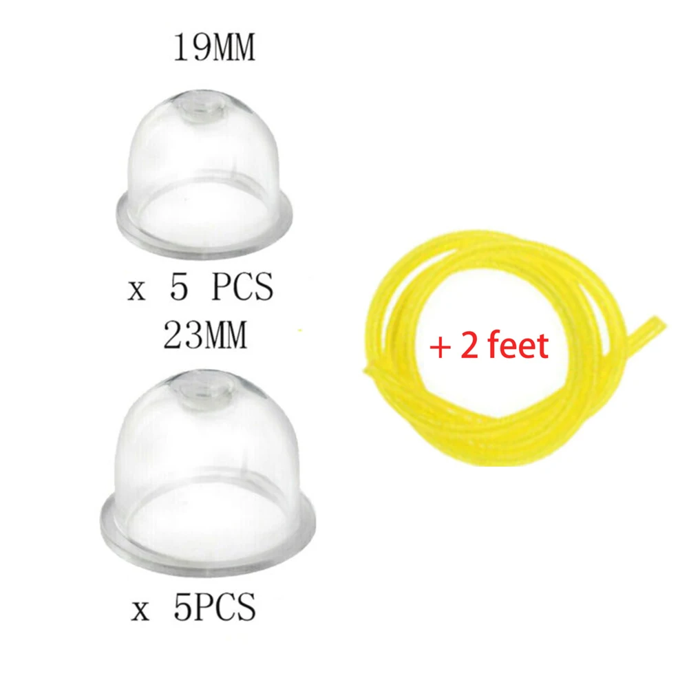 

5pcs Small Primer Bulbs 5pcs Large Primer Bulbs Fuel Line String For Victa,Echo,Homelite,Stihl,Ryobi,Honda Garden Tool Parts