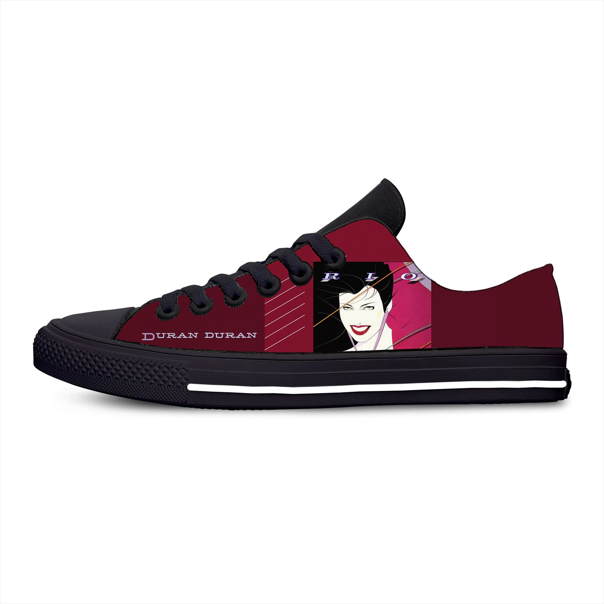 

Band DURAN DURAN Low Top Sneakers Mens Womens Teenager Casual Shoes Canvas Running Shoes 3D Print Breathable Lightweight shoe