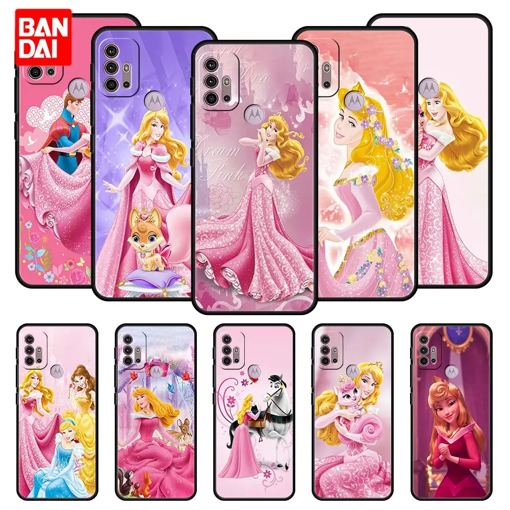 

Cover Case for Motorola Moto G30 G50 G60 G8 G9 G200 G31 G60s Power Plus Play Lite Trend Coque Capa Thin Cell Soft Disney Aurora
