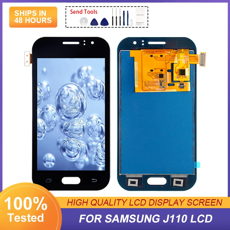 

For Samsung Galaxy J110 Lcd J1 Ace Display With Touch Panel Screen Digitizer J110F J111 Assembly Free Shipping With Tools 1Pcs