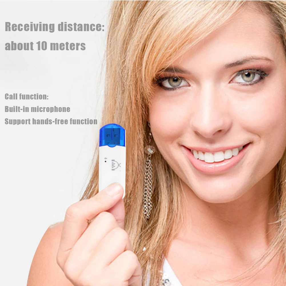 Адаптер Handsfree совместимый с Bluetooth USB A2DP беспроводной стерео аудио музыкальный