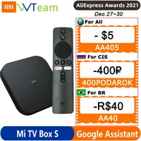 Тв-Бокс Xiaomi Mi Box S, 4K HDR, Android, 2/8 Гб за 3528 руб с промокодом 700RADUET