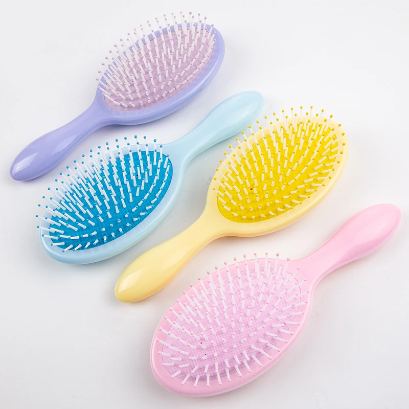 

New Hair Brush Women Scalp Massage Hair Comb Curly Hairbrush Macaron Color Hair Accessories Detangling Anti-knot Combs for Hair