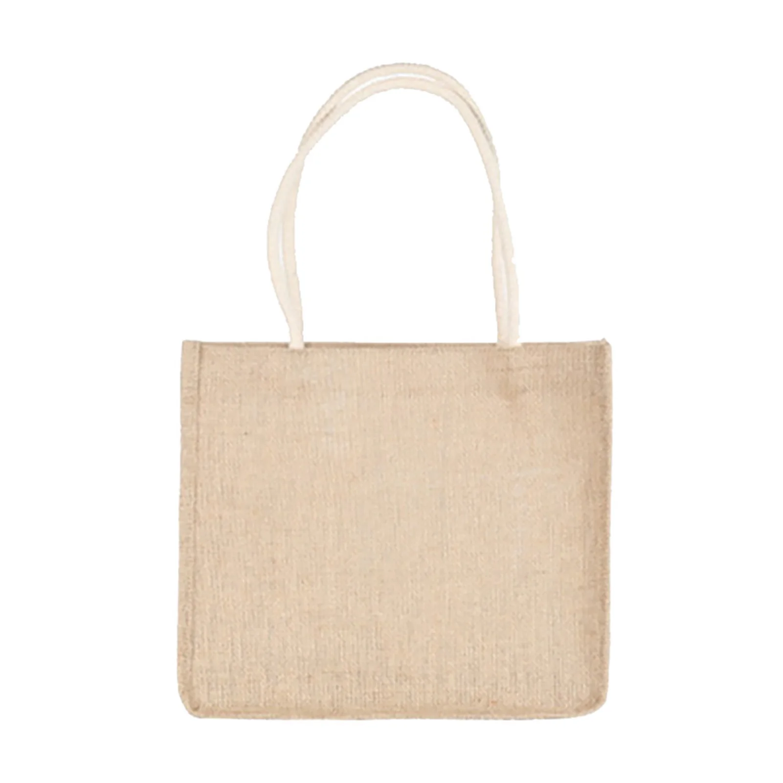 

Women Large Capacity Jute Tote Vintage Shopping Travel Beach DIY Tote Bag for Gym Shopping Travel Bag