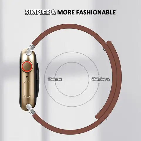 Кожаный ремешок CRESTED для Apple Watch