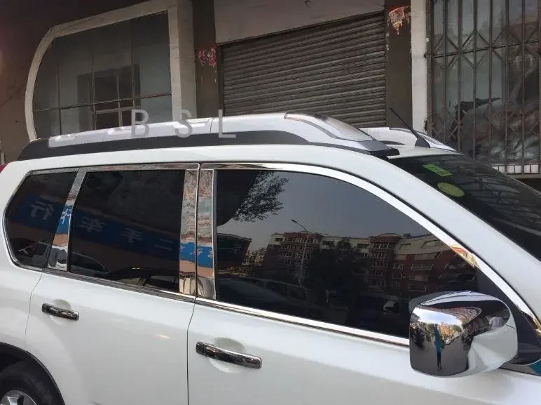 Полоски из нержавеющей стали для украшения окон автомобиля аксессуары