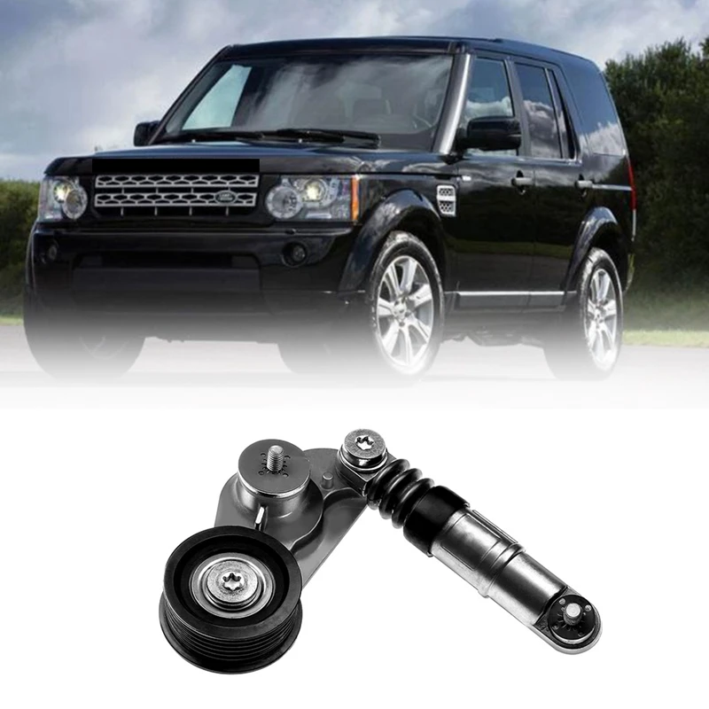 

Car V-Ribbed Drive Belt Tensioner with Roller for Land Rover Freelander LR2 Range Rover Evoque LR028880 LR034128