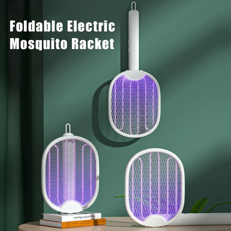 

Foldable Electric Mosquito Killer Zapper Raqueta Mata Electrico USB Rechargeable Zanzare Mata Fly Tue Mouche de Anti Mosquitos