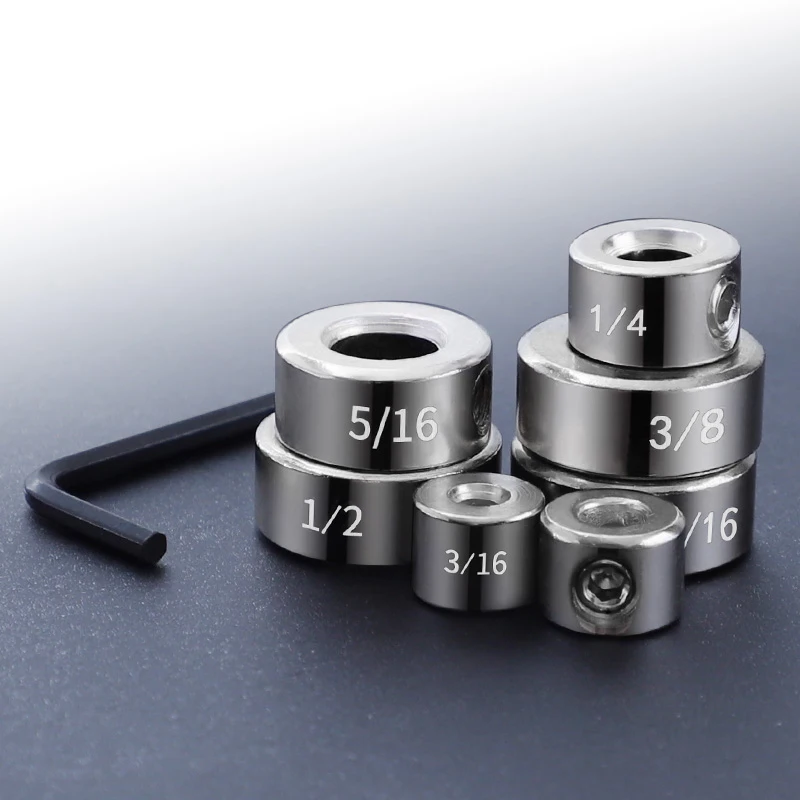 Набор ограничителей для сверления стопорные кольца из стали A3 дрели Глубина