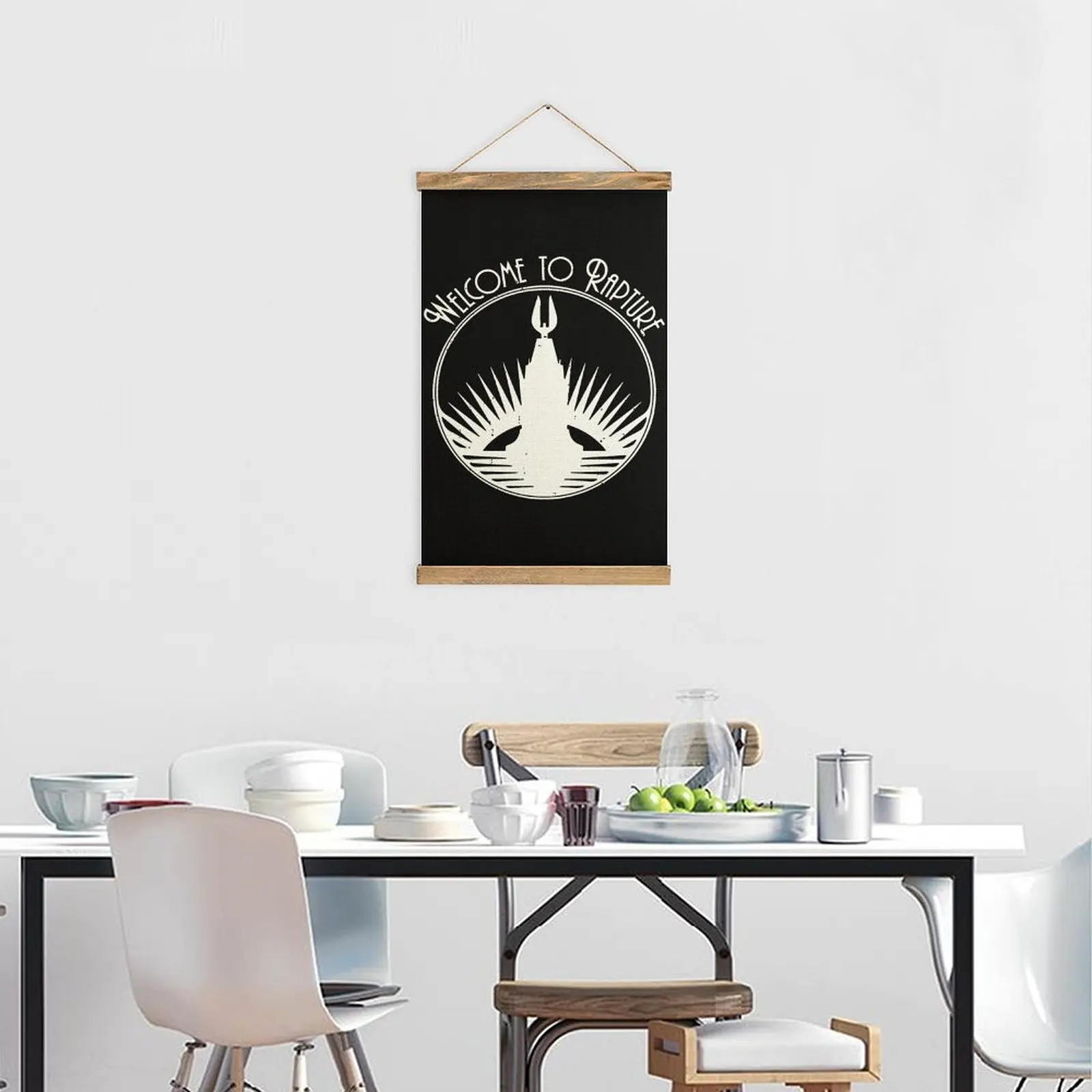 Bioshock радует необходимый предмет для (3) рисования искусственный холст подвесная