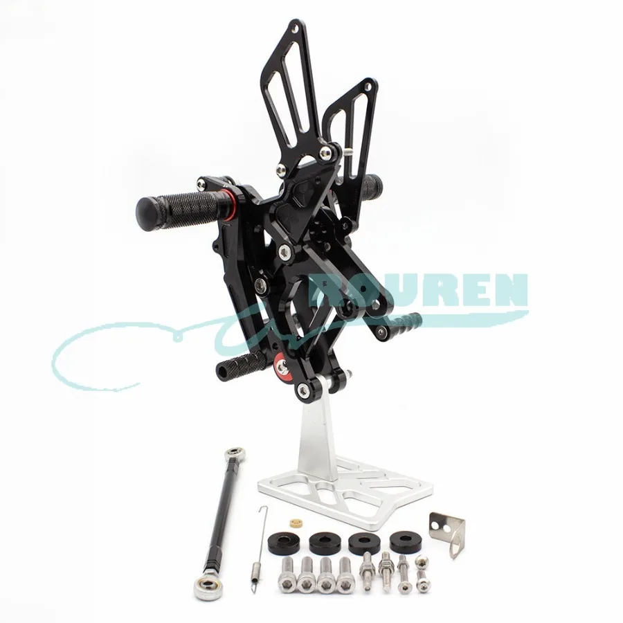 

CNC Rear Set Stand Footpegs Motorcycle Rearset Footrest Foot Pedal Pegs for Honda CBR150 CBR125 2011-2017 Shift Lever Bracket