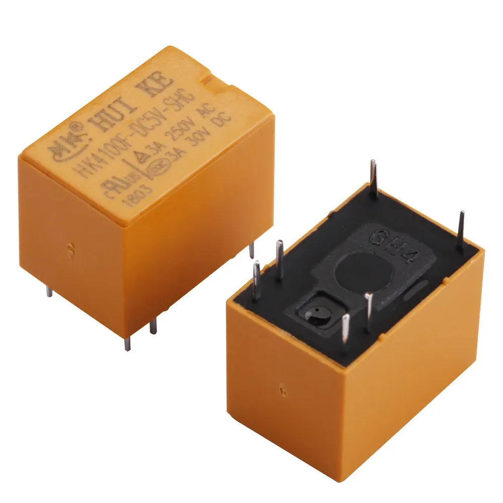 Реле HK4100F-DC3V-SHG HK4100F-DC5V-SHG 6 контактов 3A 3 В/5 В/9 В/12 В/24 В HK4100F-DC9V-SHG HK4100F-DC12V-SHG HK4100F-DC24V-SHG