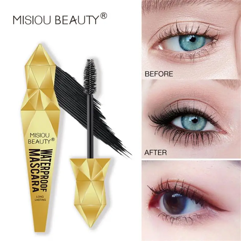 

Silk Fiber Mascara 4D Volume Lashes Lengthening Eyelash Waterproof Sweatproof Lasting Natural Quick-Drying Makeup Girl Cosmetics