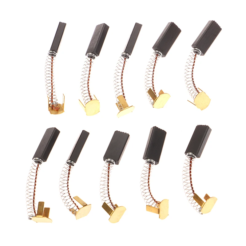 10 шт. 4*8*18 мм угольная щетка для двигателя, уплотнительная машина, центрифуга, угольная щетка, аксессуары для электроинструментов, угольная щетка