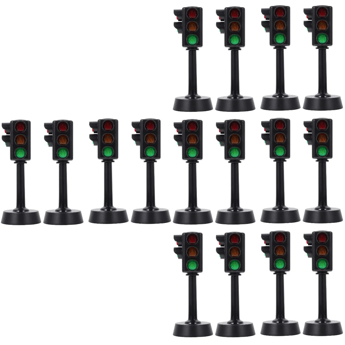 

16 pcs Mini Traffic Traffic Models Traffic Lamp Decor