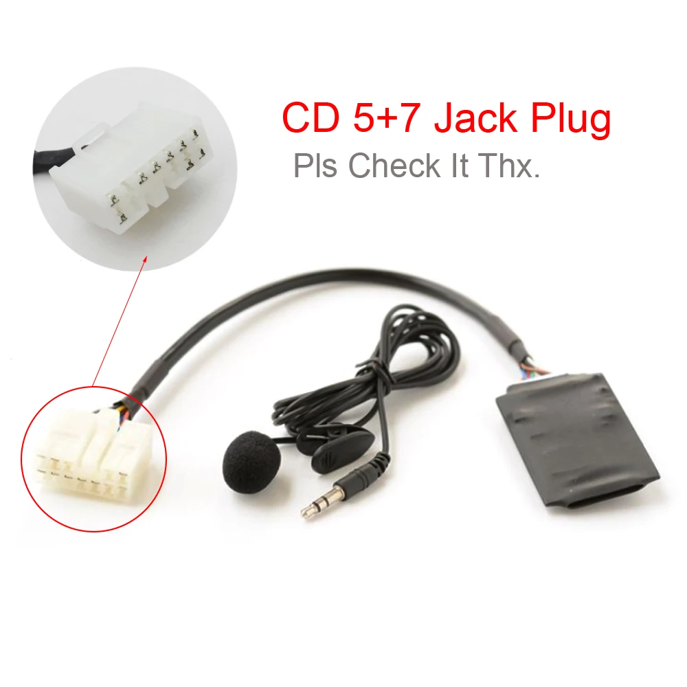 Автомобильный Bluetooth 5 0 комплект AUX гарнитура адаптер для смены CD кабель Toyota + 7 12