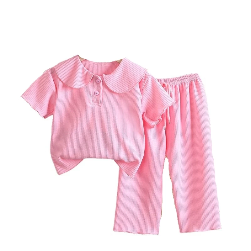 

New Summer Baby Clothes Children Outfits Girls Short Sleeve T-Shirt Pants 2Pcs/Set Toddler Infant Casual Costume Kids Tracksuits