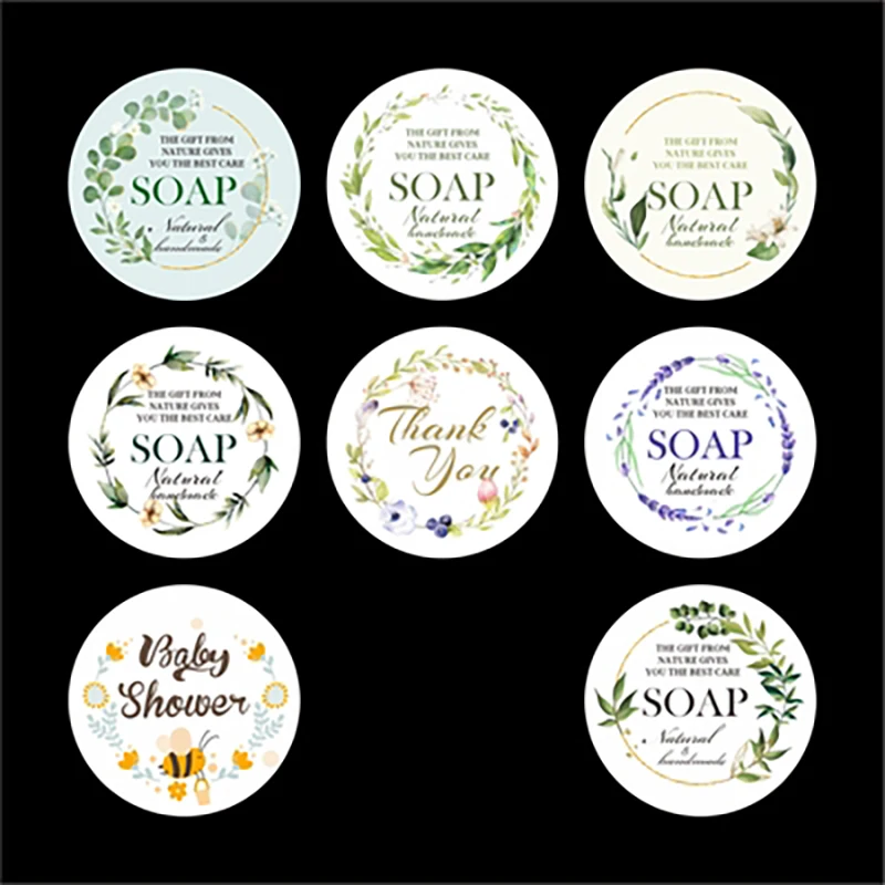 

Handmade Soap label sticker self-adhesive label small fresh sticker cute sticker Handmade