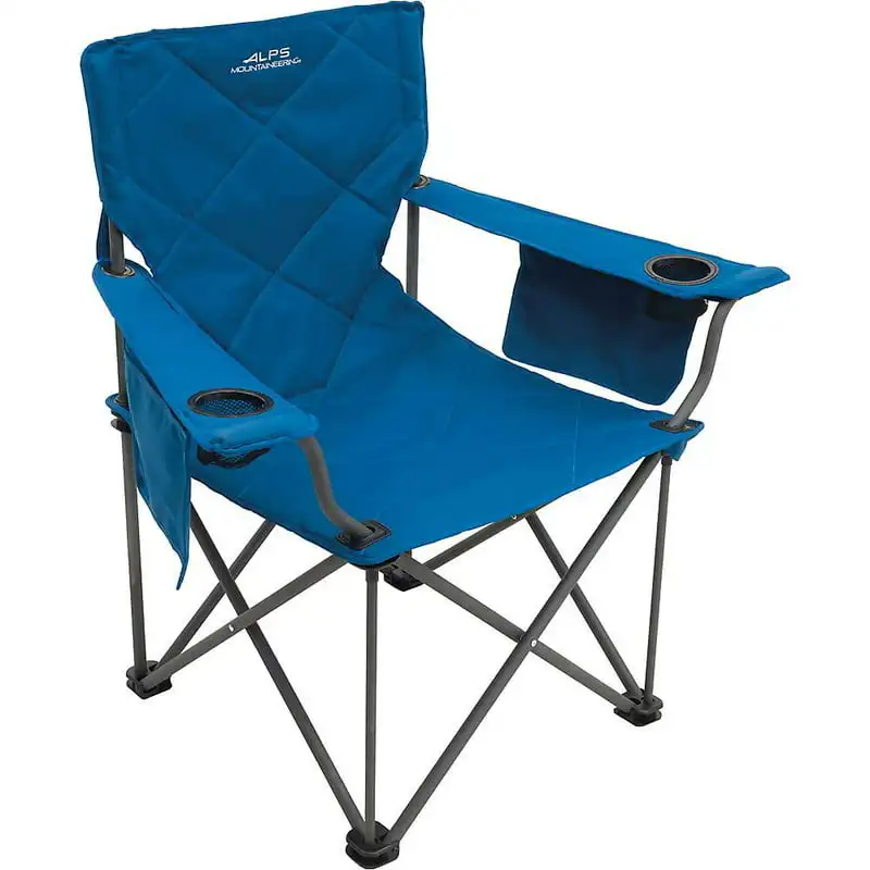 

Foldable Camping Chair with Cup Drink Holder, Blue Red, Yellow