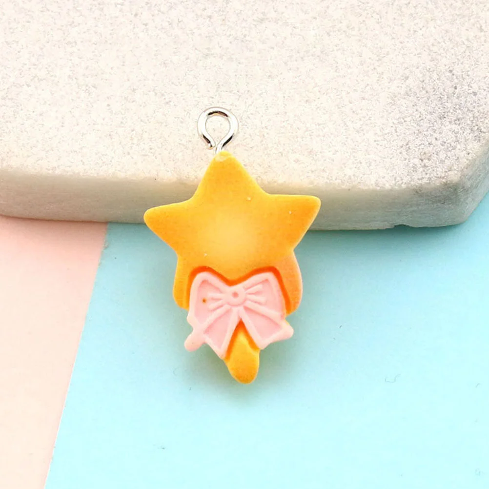20 Pcs Party Supplies Mini Resin Animals Jewelry Charm Cartoon Pendants Manicure DIY Charms Fashionable