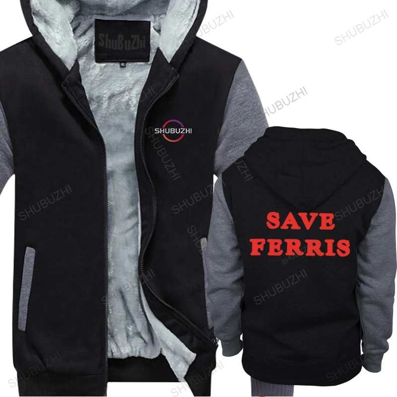 

new fashion warm coat men fleece hoodie Save Ferris Funny Geek Nerd Popular Tagless unisex Outwear male sweatshirt thick hoody