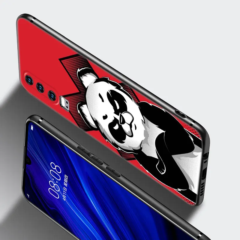 Чехол для телефона с медведем и плохой пандой Huawei P50 P40 P30 P20 P10 P9 P8 Lite 2017 P Smart Z S Pro 2021