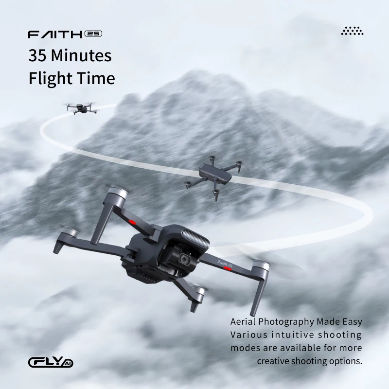 C-FLY Faith 2S GPS Дрон 4K Профессиональная HD камера 3-осевой карданный подвес 5G Wifi FPV