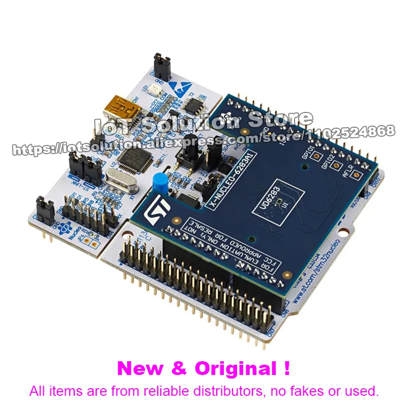 Фото P-NUCLEO-6283A1 VD6283 Nucleo pack with X-NUCLEO-6283A1 expansion board and STM32-F401RE Nucleo board №2