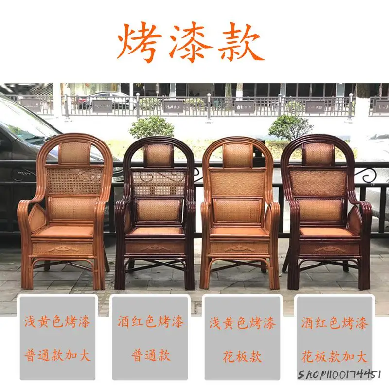 Ротанговый стул из натурального ротанга офисное кресло с защитой талии и шеи