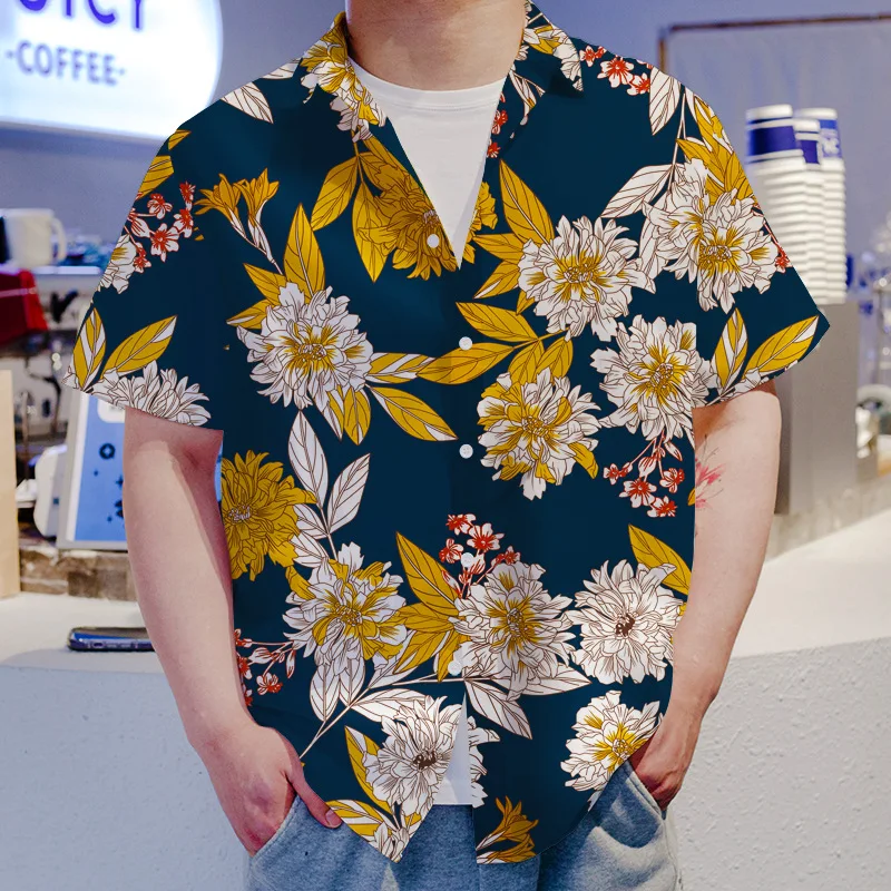 

Men's Shirts 3D Printing Men's Summer Leisure Short Sleeve Beach Plus Size Fashion Top T-shirt Men's Shirts