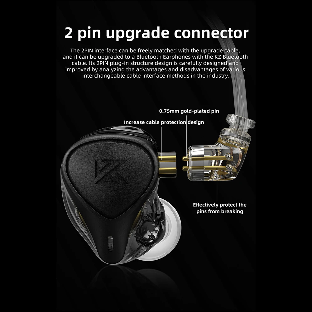 Внутриканальные наушники KZ x Crinacle CRN(ZEX Pro) гарнитура HIFI Электростатическая