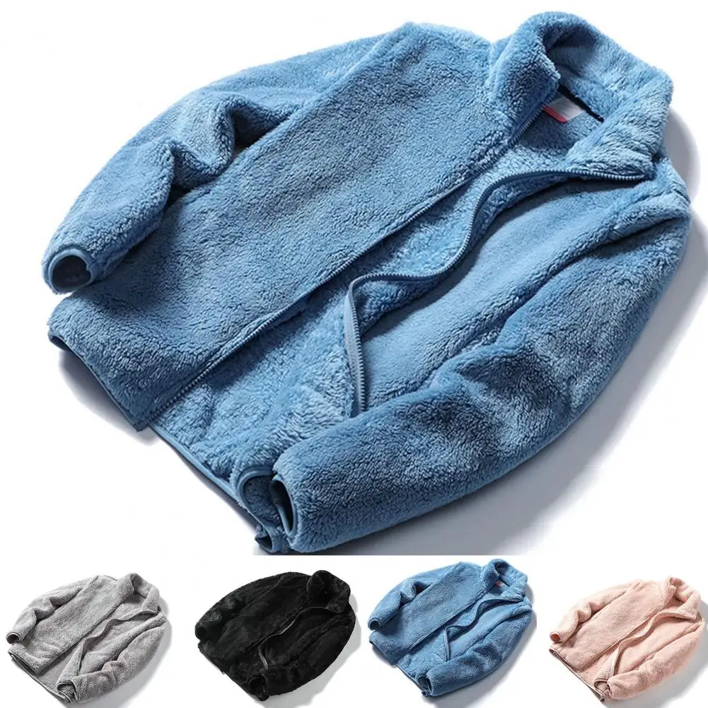 

Winter Coat Trendy Thicken Plush Low Static Electricity Winter Coat for Everyday Life Women Sweatshirt Women Winter Coat