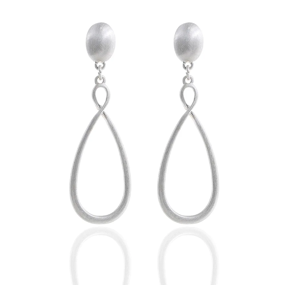 

Женские серьги-капельки ELOHYI с двойным покрытием, простые ювелирные изделия из сплава, серьги для девочек, подарок для женщин