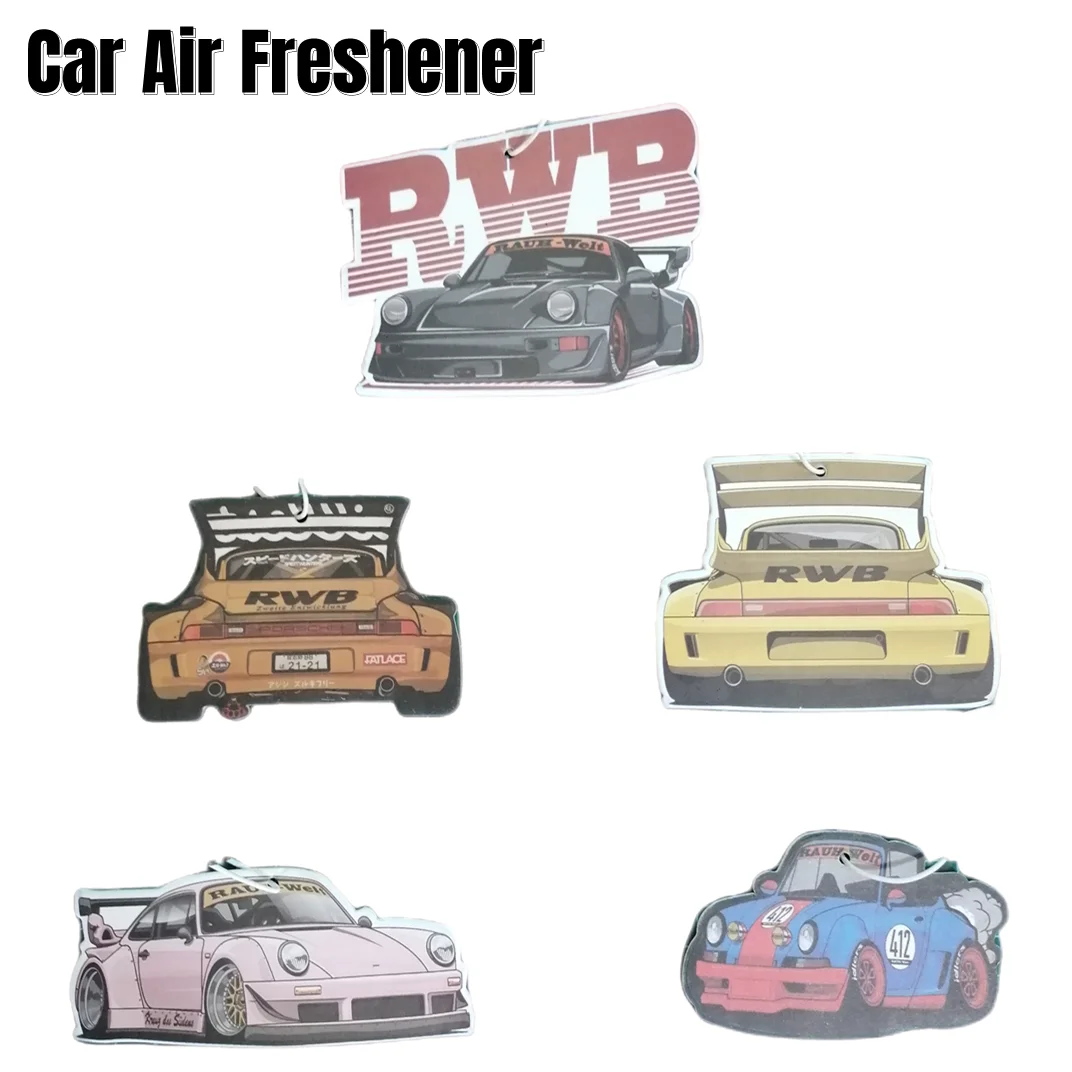 

Car Air Freshener Hanging Rearview Mirror Fit For PORSCHE 911RWB Accessory