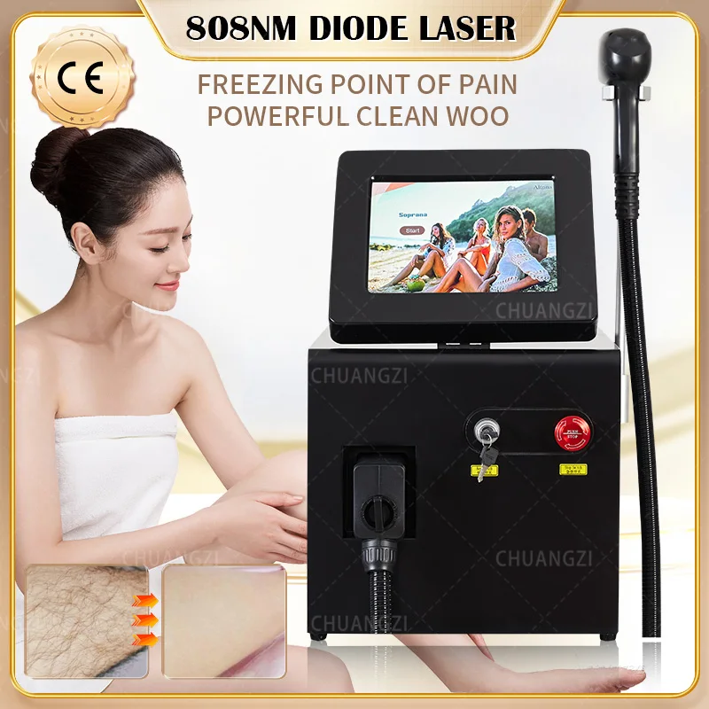 

2000W 808nm Diode L-aser Hair Removal Machine with CE TUV Professional 808nm/755/1064nm L-aser Epilator for Salon