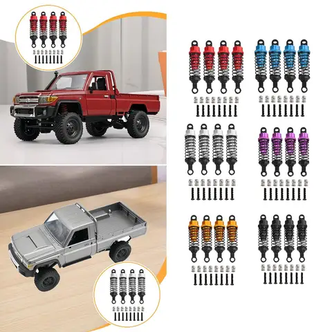 4 шт. металлические масляные амортизаторы для радиоуправляемых автомобилей MN98 MN99S MN82