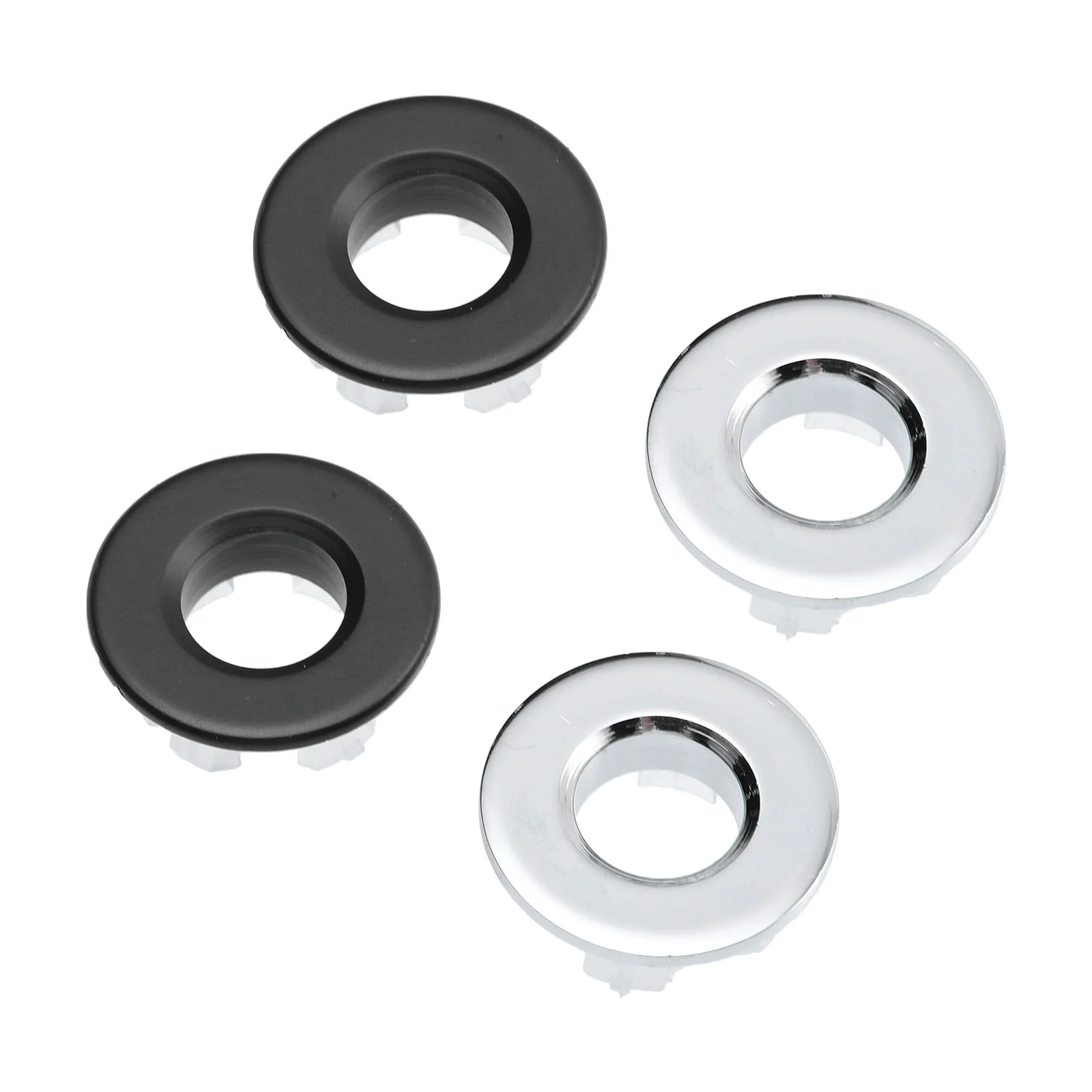 

4pcs Prime Basin Overflow Cover Sink Overflow Ring for Basin Replacement Kitchen Sink