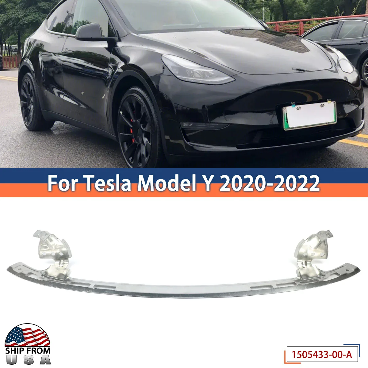 

Для нижнего бампера Tesla Model Y усилитель лодыжки передняя планка 1505433-00-A