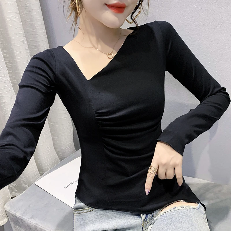 Женская Асимметричная рубашка с длинным рукавом и асимметричным подолом |