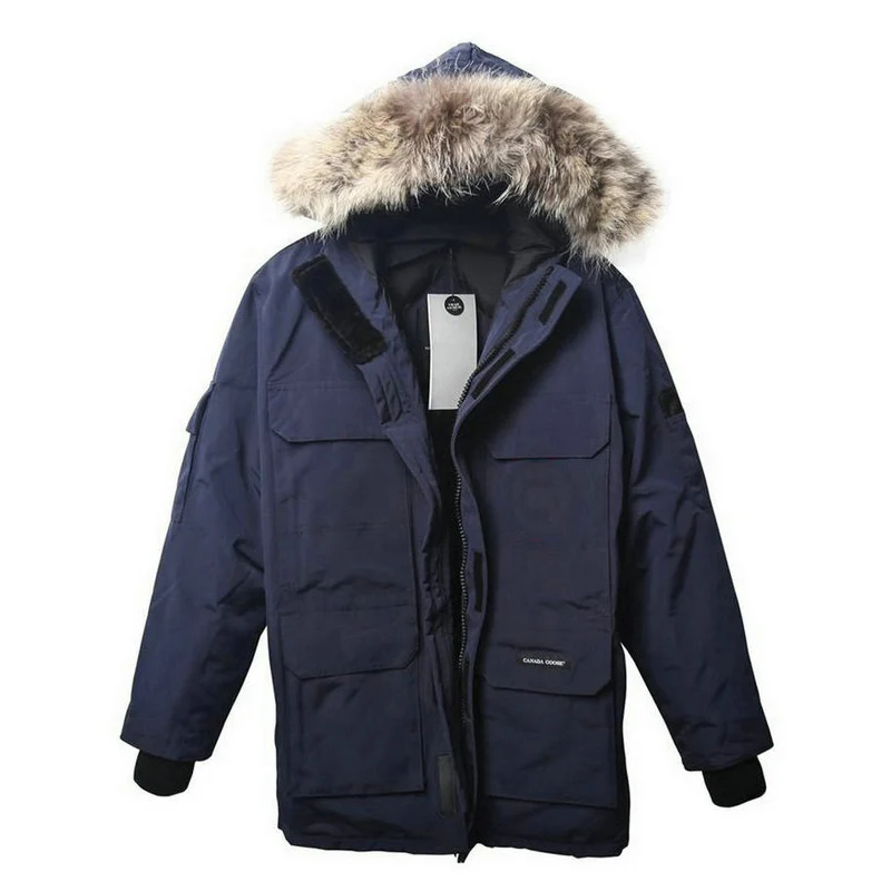 Canada Style Down Jacket Parka Man Woman Winter Warm Hooded Puffer Fashion Luxury Brand Unisex Coats With White Goose Feather