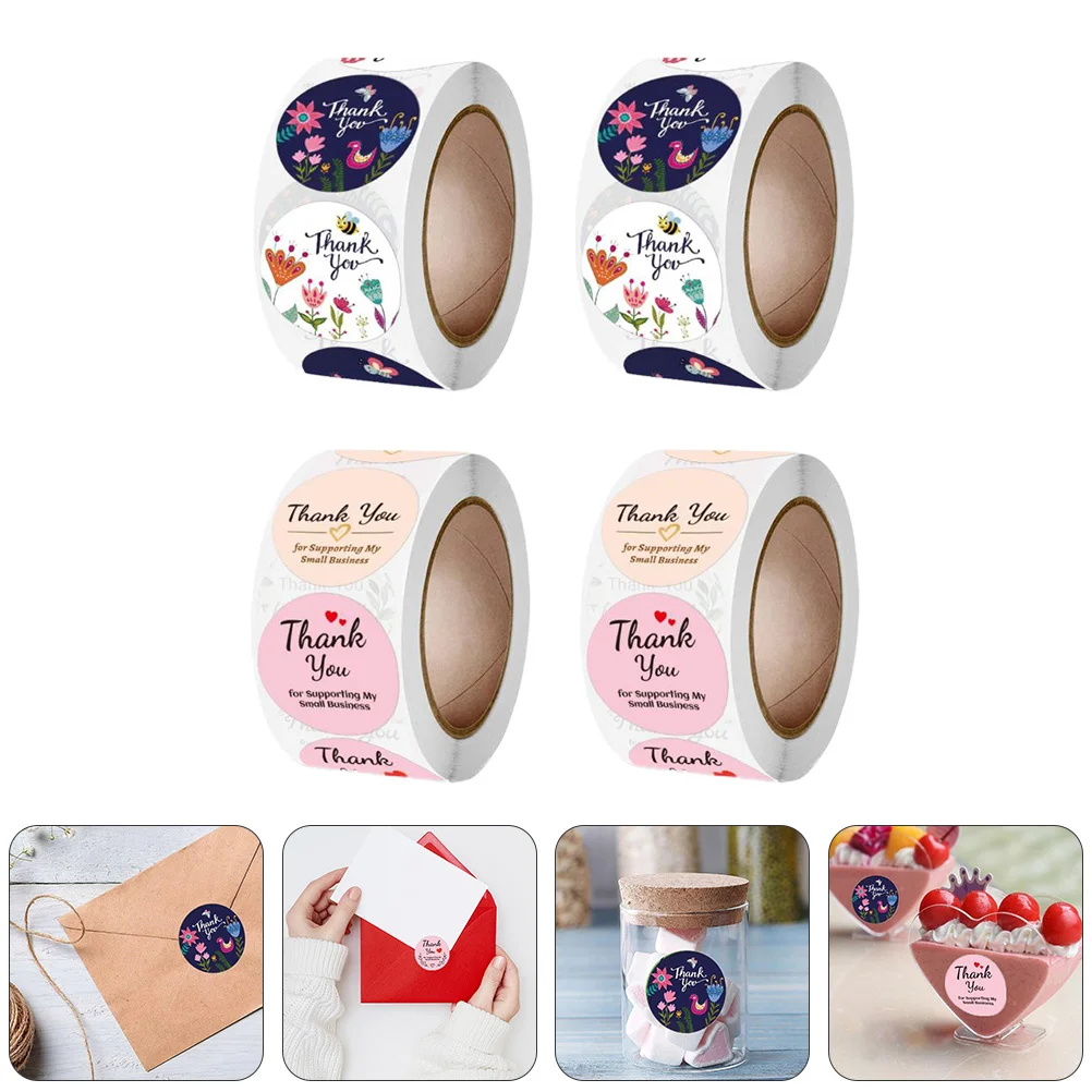 

Stickers Motherday Labels Sealing Paper Flower Roll Wrapping Supplies Party Flowery Adhesive Sticker Designtheme Love