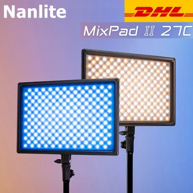 

Светодиодсветильник панель для видеосъемки Nanlite Mixpad II 27C RGBWW, 36 Вт, CTT 2700K-6500K RGB