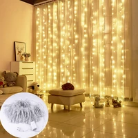 waterproof outdoor light garland 3m led curtain festoon icicle string lights fairy garland curtain lights christmas decorations