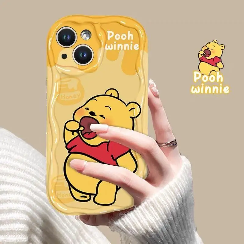 Чехол с изображением Disney Винни-Пуха для Redmi Note 13 Pro 12 4G Plus 12S 11S 10S 11 10 8 9 Max 13C 12C 9C A1