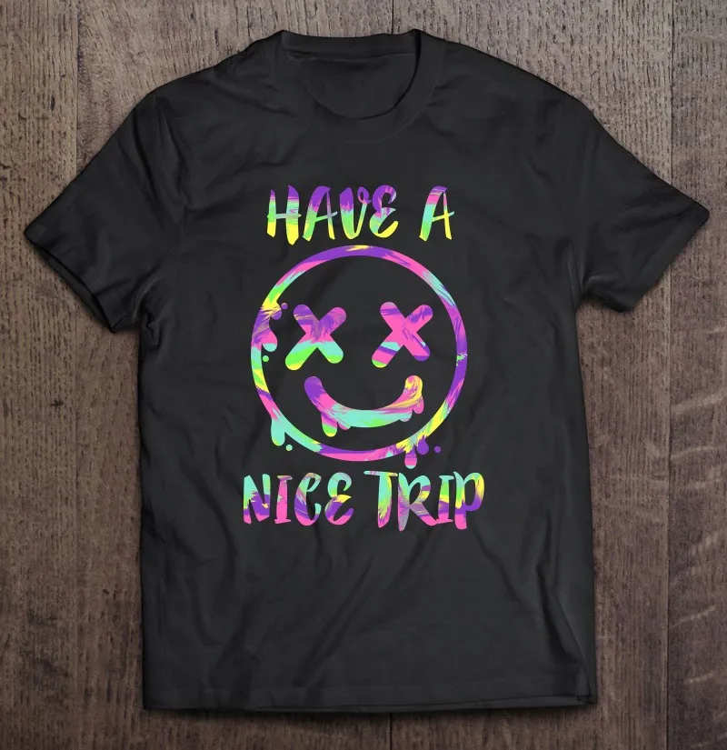 

Приятная футболка с принтом Lsd, поездка в старую школа, психоделический препарат, рейва, футболка большого размера, незаменимая рубашка для ...