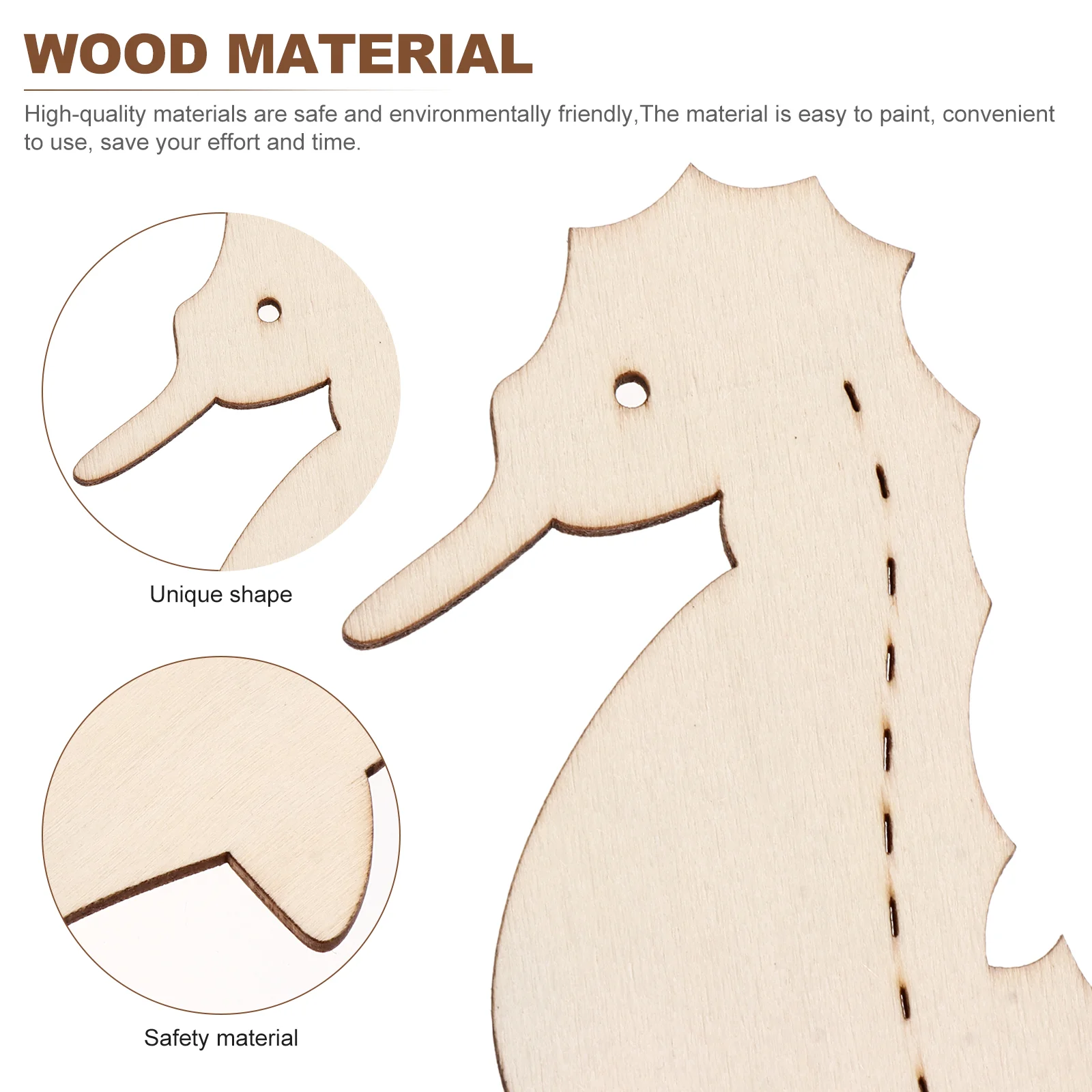 28 шт. Декор животное каракули морские деревянные чипсы океанские животные ломтик