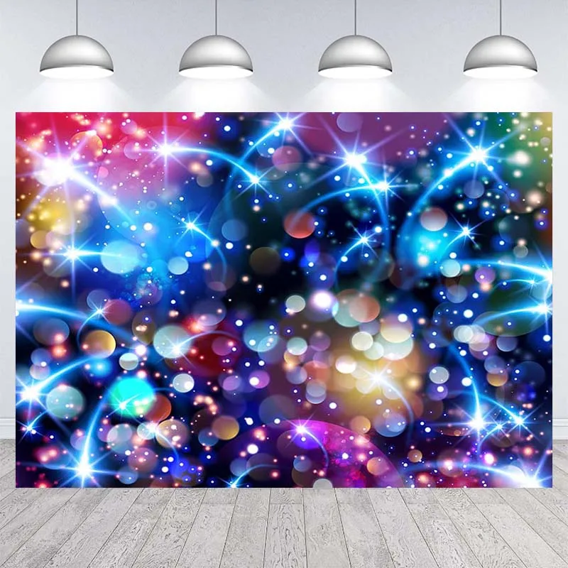 

Glitters Shiny Dots Bokeh Photography Backgrounds For Kids Children Birthday Party Baby Shower Decoration Customized Backdrops