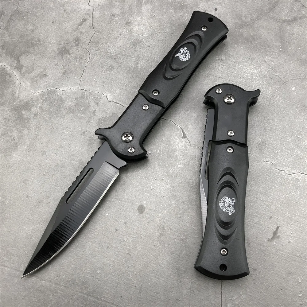 

Новейший Тактический карманный складной нож A.U.T.O с лезвием 440C с черной ручкой многофункциональный инструмент для выживания на природе кемп...