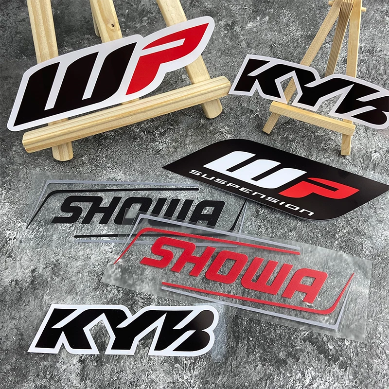 2 Шт. Наклейки На Вилку Для Мотоцикла Мотокросса KYB WP Showa Подвесные